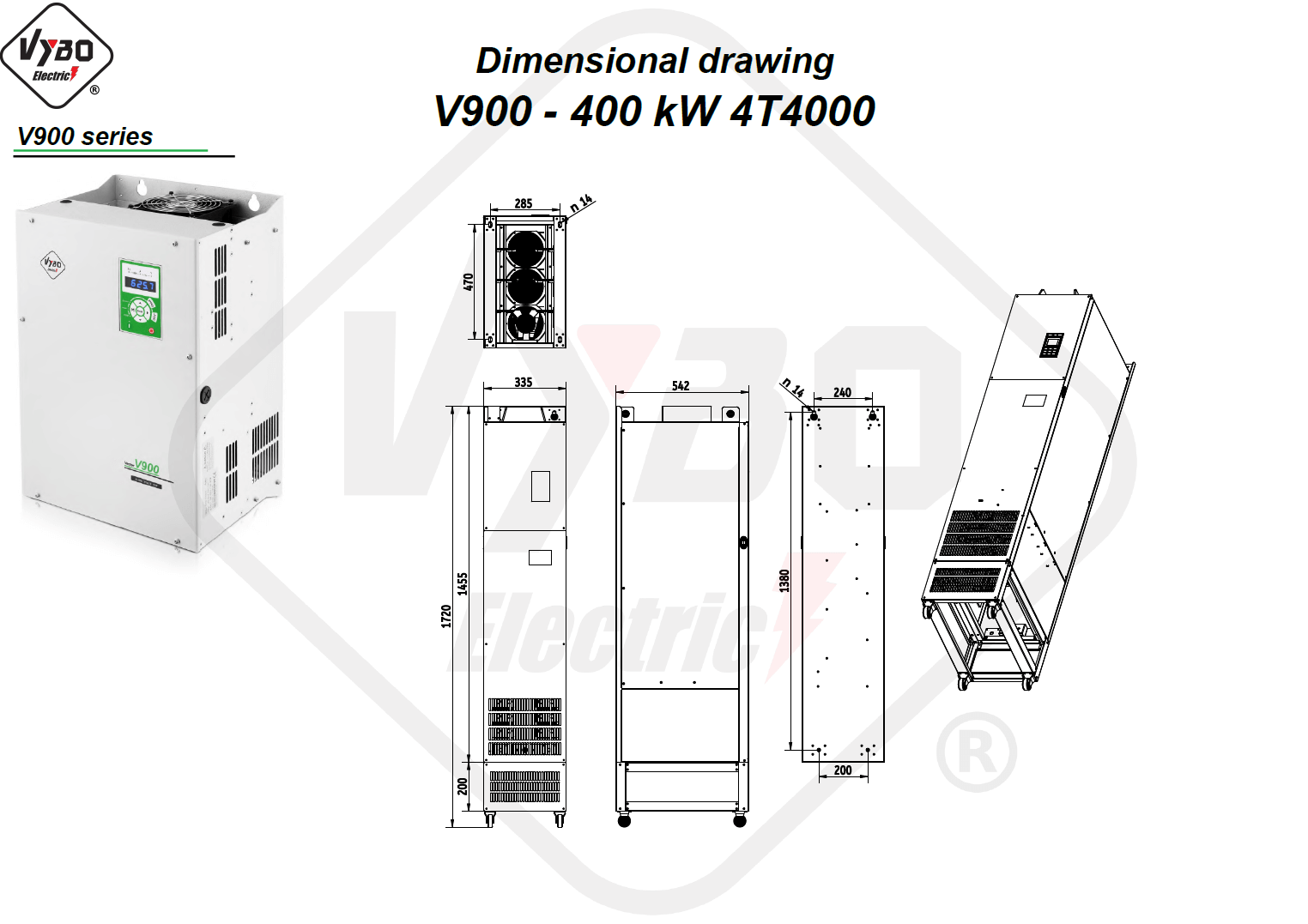 Σχέδιο διαστάσεων 4T4000